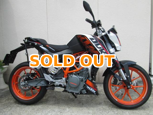 KTM 390DUKE ご成約いただきました。